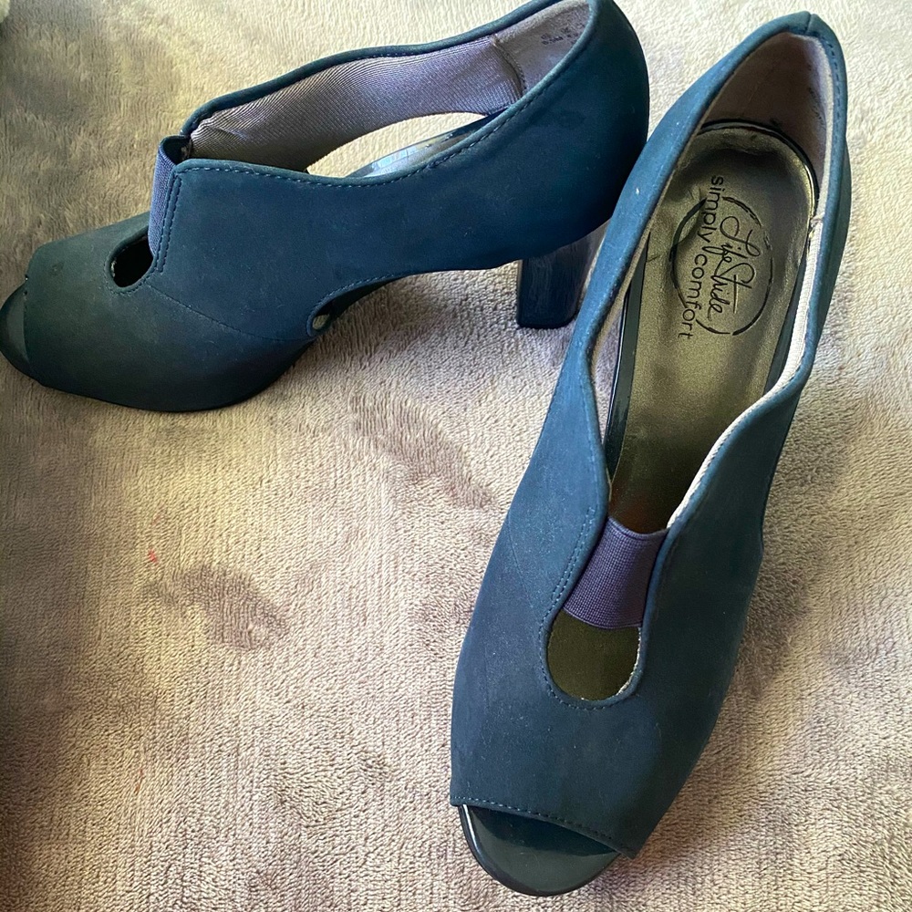 Blue heels